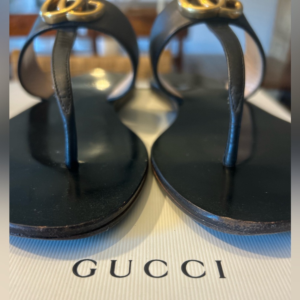 GUCCI GG MARMONT THONG SANDAL - Picture 5 of 16